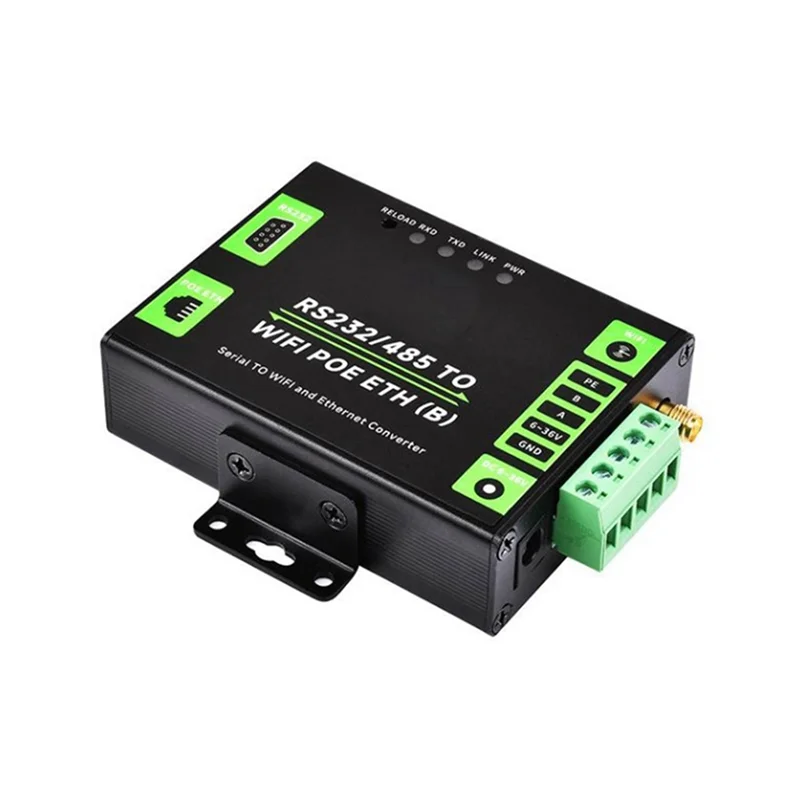 GROCE-Servidor Serial de Grau Industrial RS232/485 para Wifi e Ethernet Modbus Gateway, Porta de Rede POE de Gateway MQTT