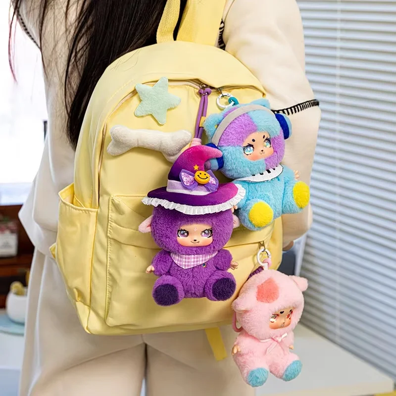 Auf Lager 15 cm Die Hexe Serie Vinyl Puppe Plüsch Spielzeug Rucksack Anhänger Gefüllte Plüsch Spielzeug Cartoon Anime Nettes Geschenk für Kinder Freunde