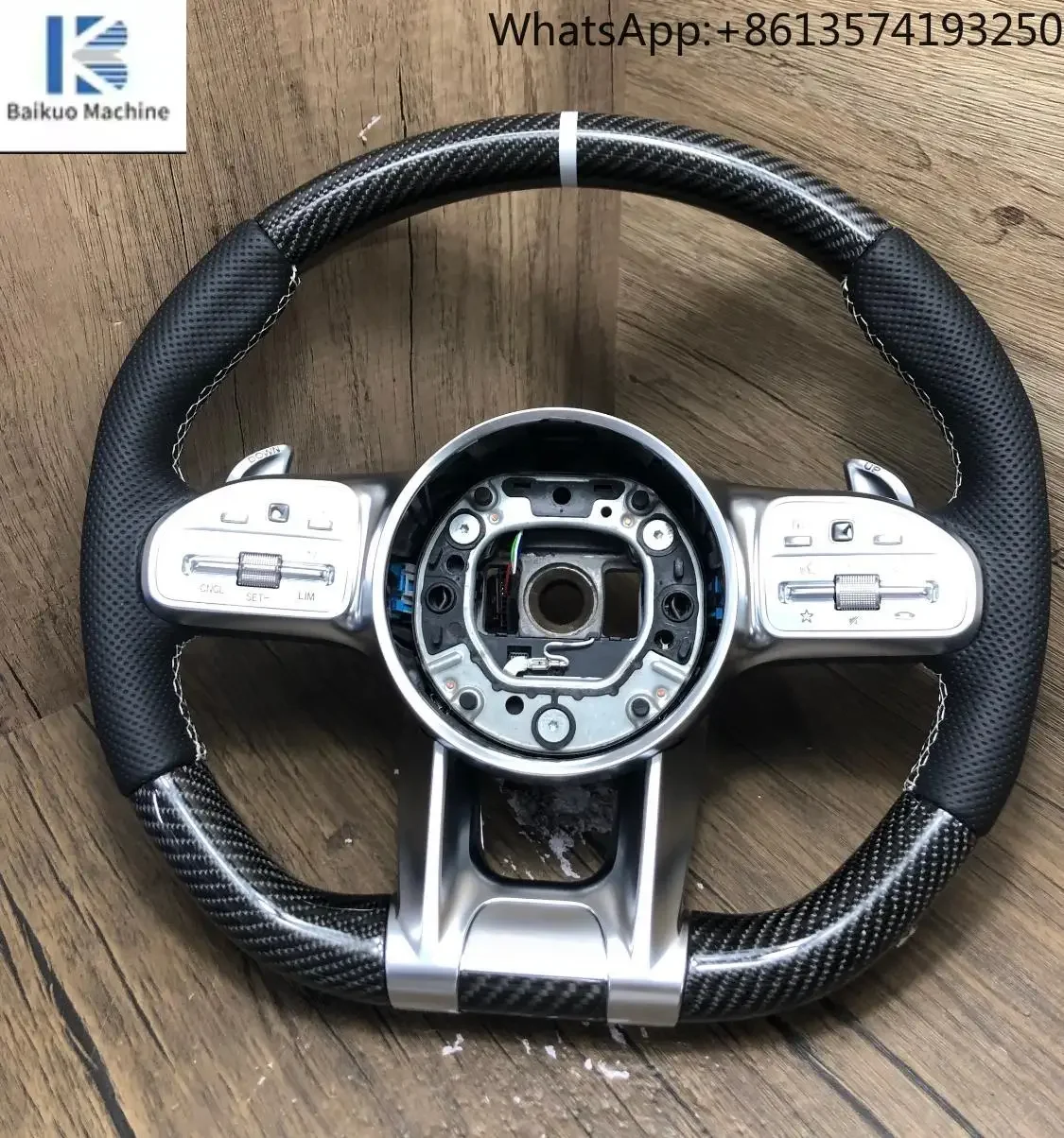 

Carbon Fiber Steering Wheel for Mercedes-Benz a B C E-class GLK GLA CLA CLS GLE Old Models AMG