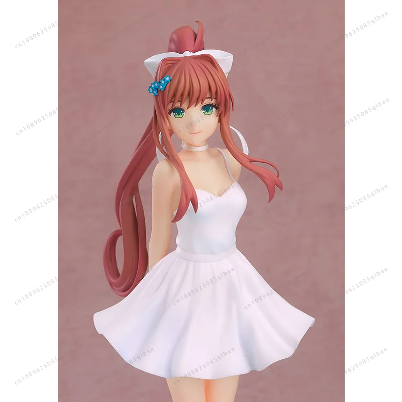 متوفر في المخزون الأصلي GSC POP UP PARADE Monika فستان أبيض Ver. متوفر ألعاب مجسمة لشخصيات الرسوم المتحركة