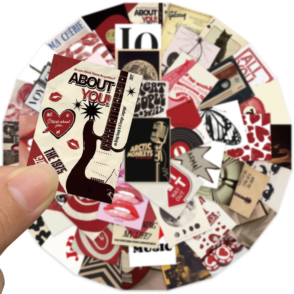 10/30/50pcs Retro Women Posters Y2K Girl Stickers Cartoon Aesthetic Graffiti Sticker DIY Laptop Phone Luggage Cool Decals Decor