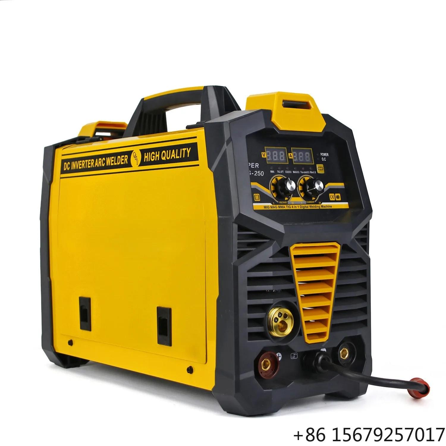4-in-1 Multi-function DC Inverter MIG-250 Welding Machine Gas & Gasless MIG TIG ARC MMA Stick Welding Equipment