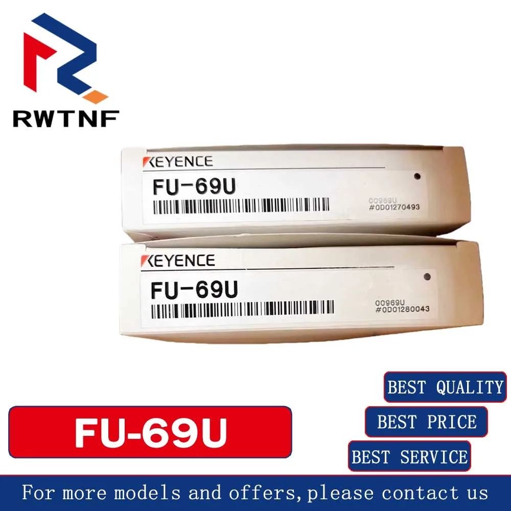Brand New Genuine FU-69U KEYENCE NPN cable host fiber amplifier sensor, 100% original warehouse stock