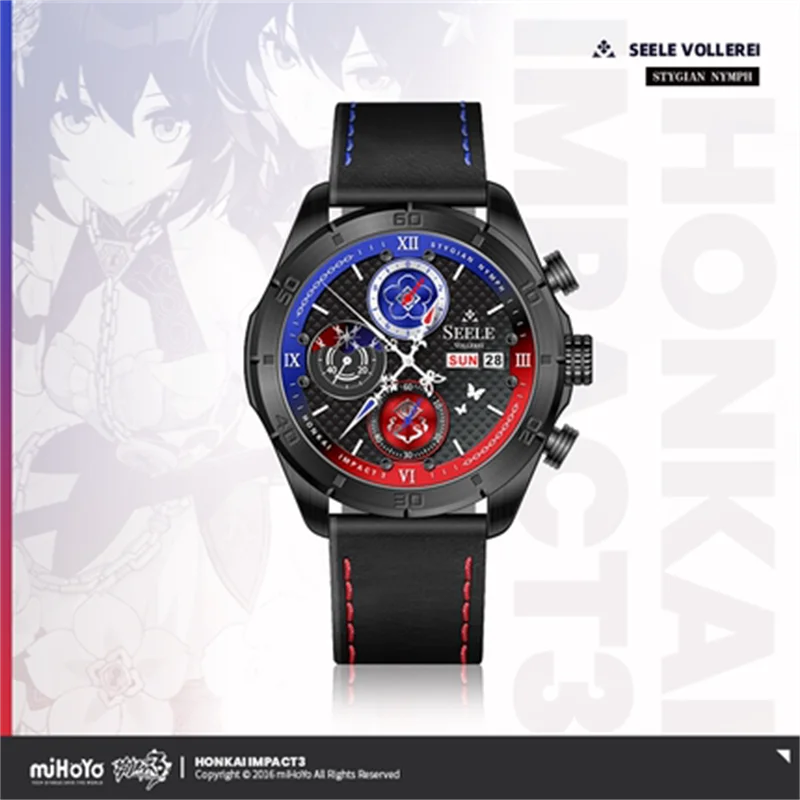 

Pre-sale: Anime Game Honkai Impact 3 COSPLAY Seele Vollerei Twins On The Other Side Theme Custom Quartz Watch