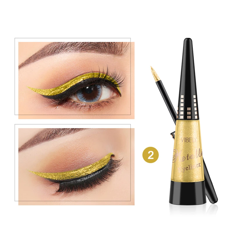 Colors Liquid Eyeliner Pencil Pearlescent Waterproof Quick Eye Liner Pen Women Makeup Shiny Eyes Cosmetics makeup