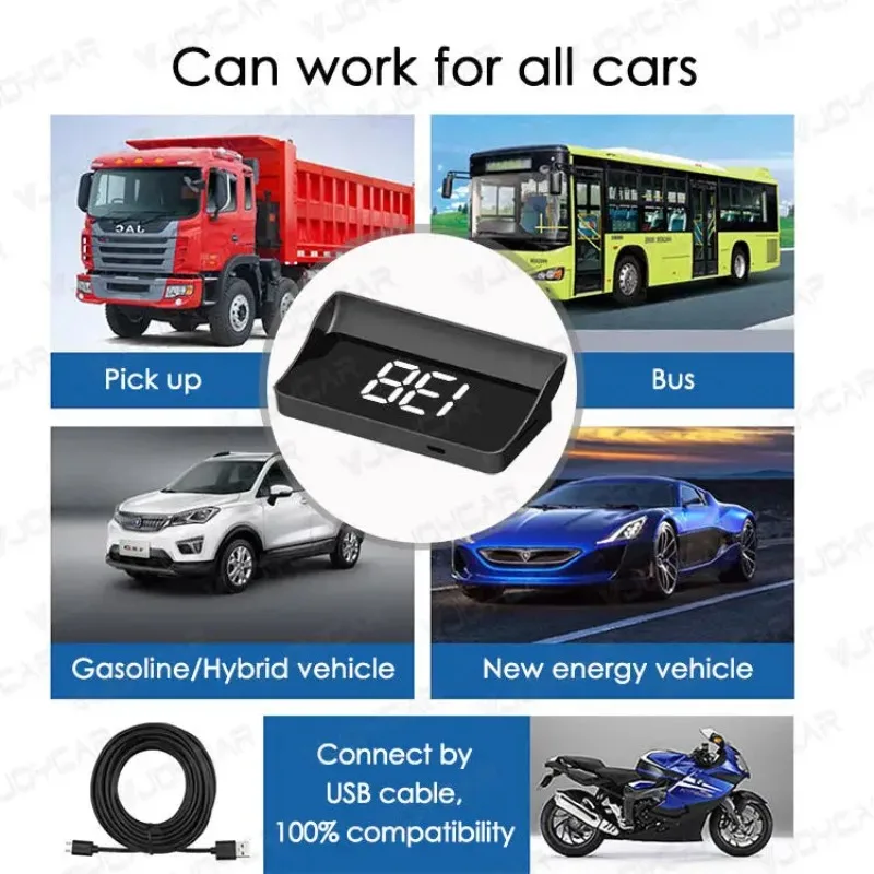 Car Windshield Projector HUD GPS Speedometer Digital Speedometer KMH MPH Display Head Up Display Auto Electronics Accessory