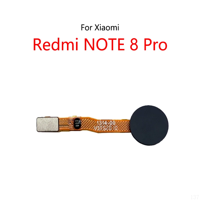 Home Button Fingerprint Scanner Touch ID Menu Return Sensor Flex Cable For Xiaomi Redmi NOTE 8 Pro