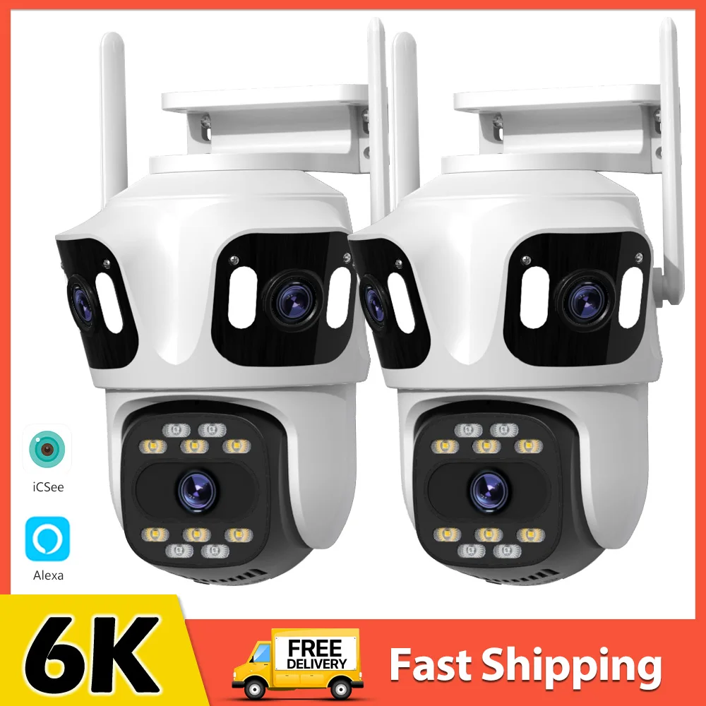 Why the 2pcs IP Camera 6K HD PTZ Outdoor Security System Is the Best Choice for Smart Home Camera Install