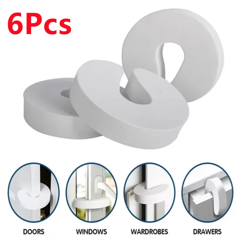 

Door Stoppers EVA Kids Protection C Shape Anti Pinch Door Stopper Baby Safety Protect Door Stop Soft Foam Door Clip