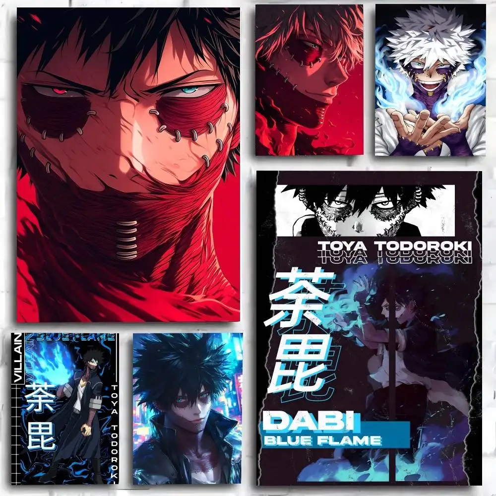 Anime My Hero A-Academia Bakugou Katsuki Poster Kunstdruck im Anime-Stil, Heimdekoration, ideales Geschenk, perfekte Raumdekoration