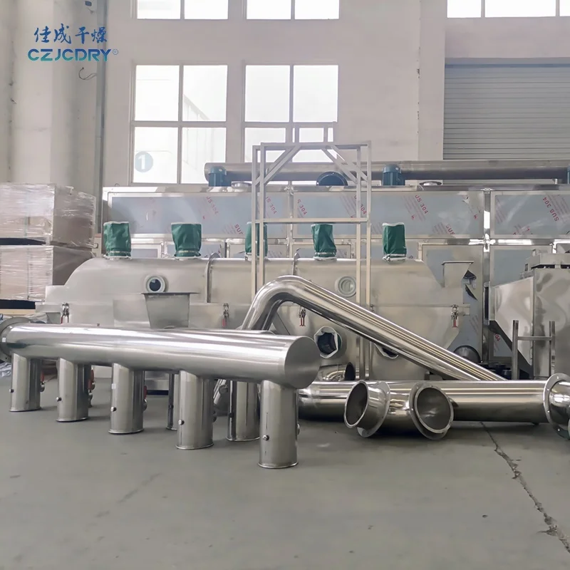 ZLG Vibrating Fluid Bed Dryer For Food Salt Drier