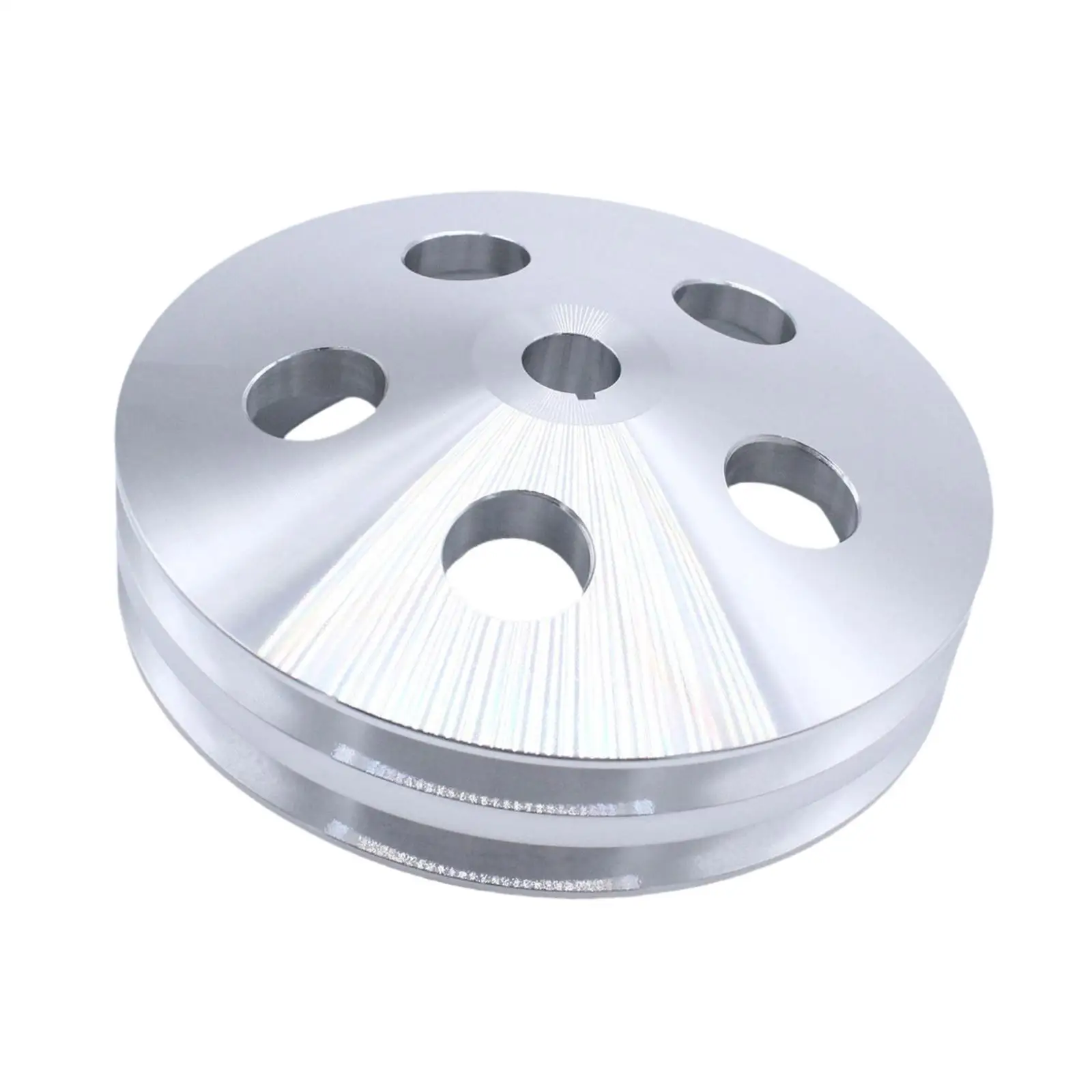 크롬 더블 그루브 스티어링 펌프 풀리 교체 예비 부품 내구성 있는 알루미늄 합금 쉐보레 유압 시스템 수리용