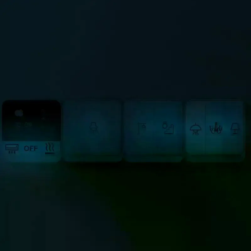 1PCS Clear Transparent Light Switchs Label Sticker Waterproof Switchs Panel Labels For Home Office Bedroom Kitchen