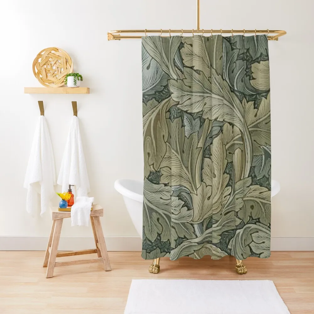 

William Morris Acanthus Shower Curtain Anti-Mold Waterproof Shower Bathroom Decor Waterproof Shower Curtain