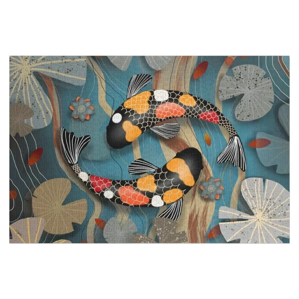 Koi Watergarden Jigsaw Puzzle Works Of Art Children Diorama Accessories Scale Motors Puzzle