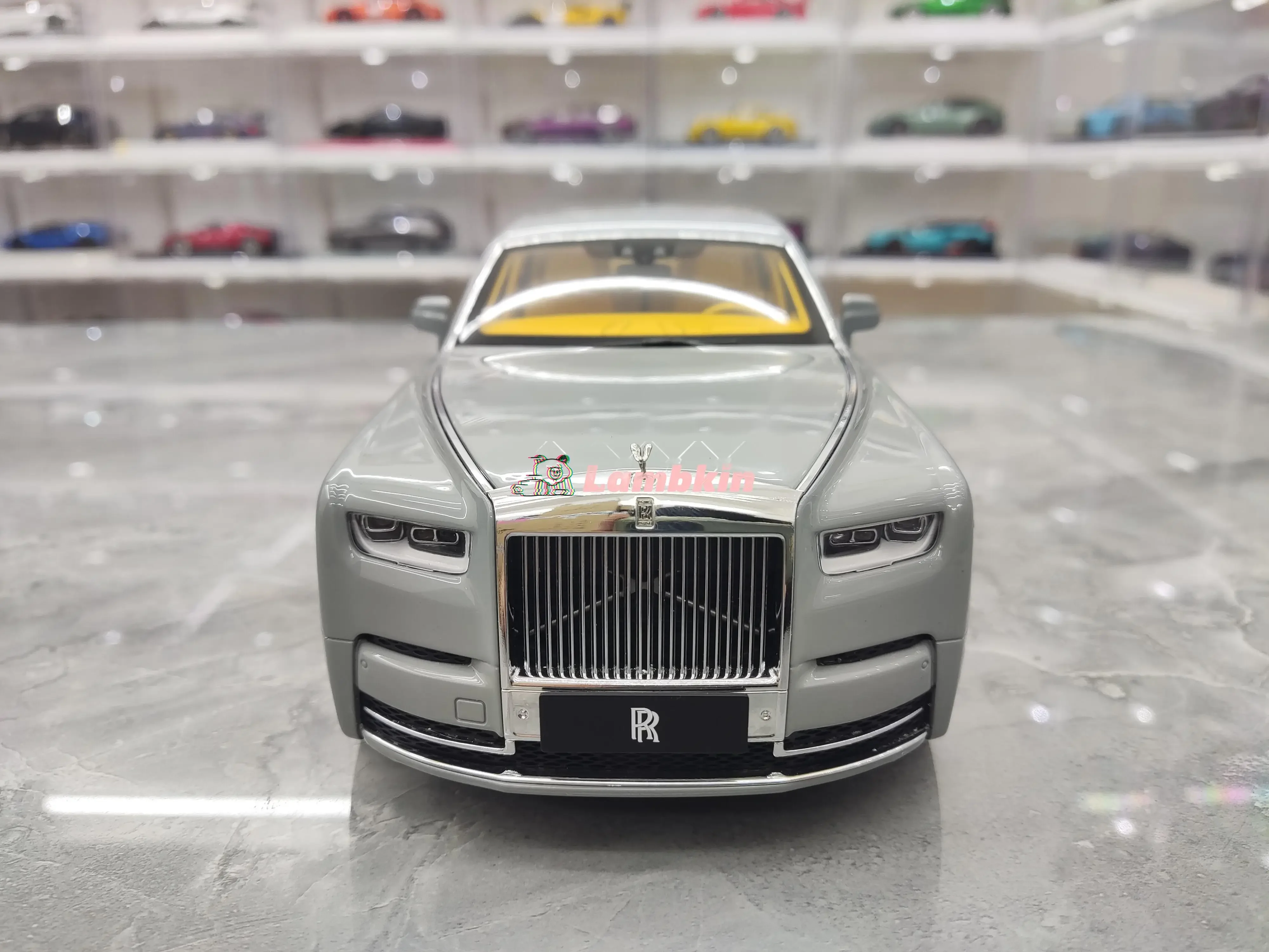 Original 1:18 For Rolls-Royce 2023 New Phantom VIII Extended Edition Simulation Alloy Metal Car Model Collection