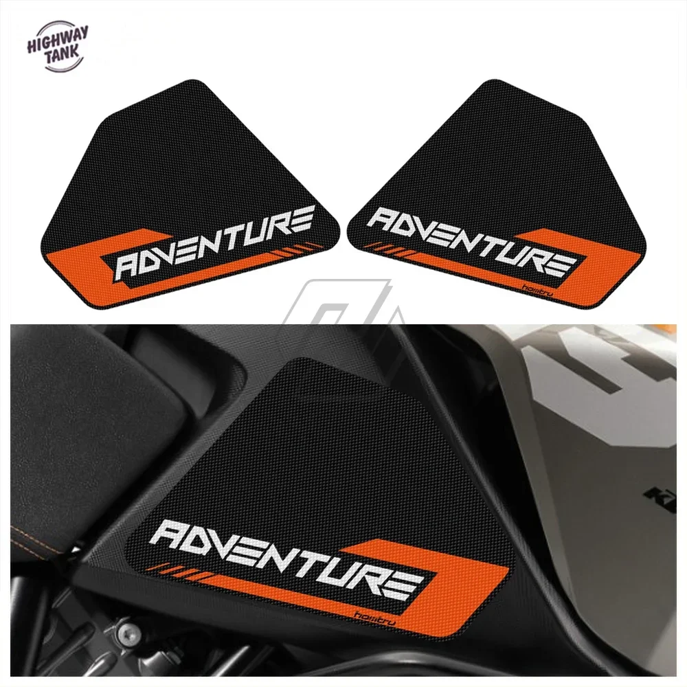 Motorcycle Side Tank Pad Protector Knee Anti-slip Mats for KTM 1050 1090 1190 1290 Super ADV