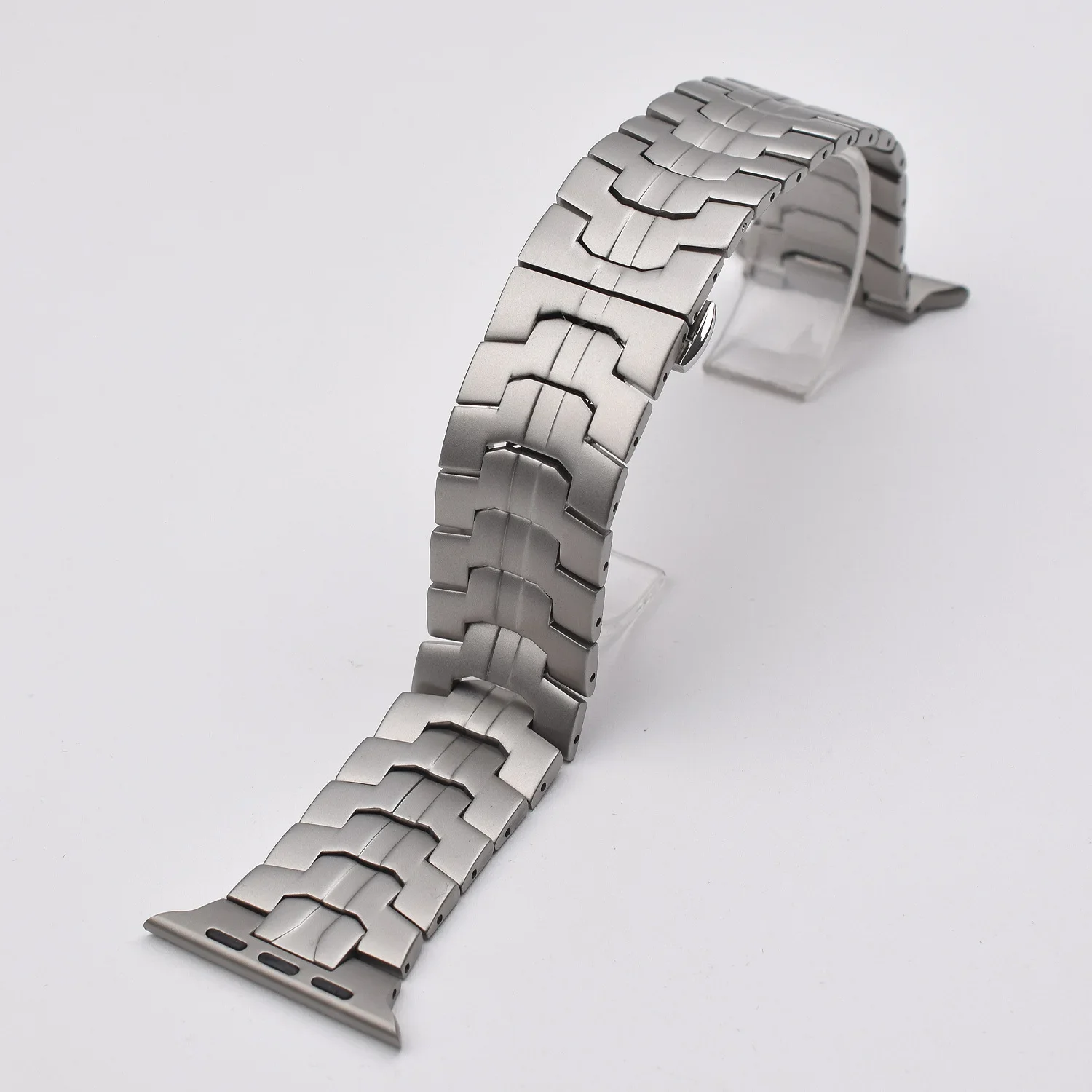 حزام من سبائك التيتانيوم لساعة أبل الترا 49 ملم حزام الساعات لساعة أبل 10 9 8 7 6 5 4 42 ملم 46 ملم 45 ملم 41 ملم 40 ملم 44 ملم سوار