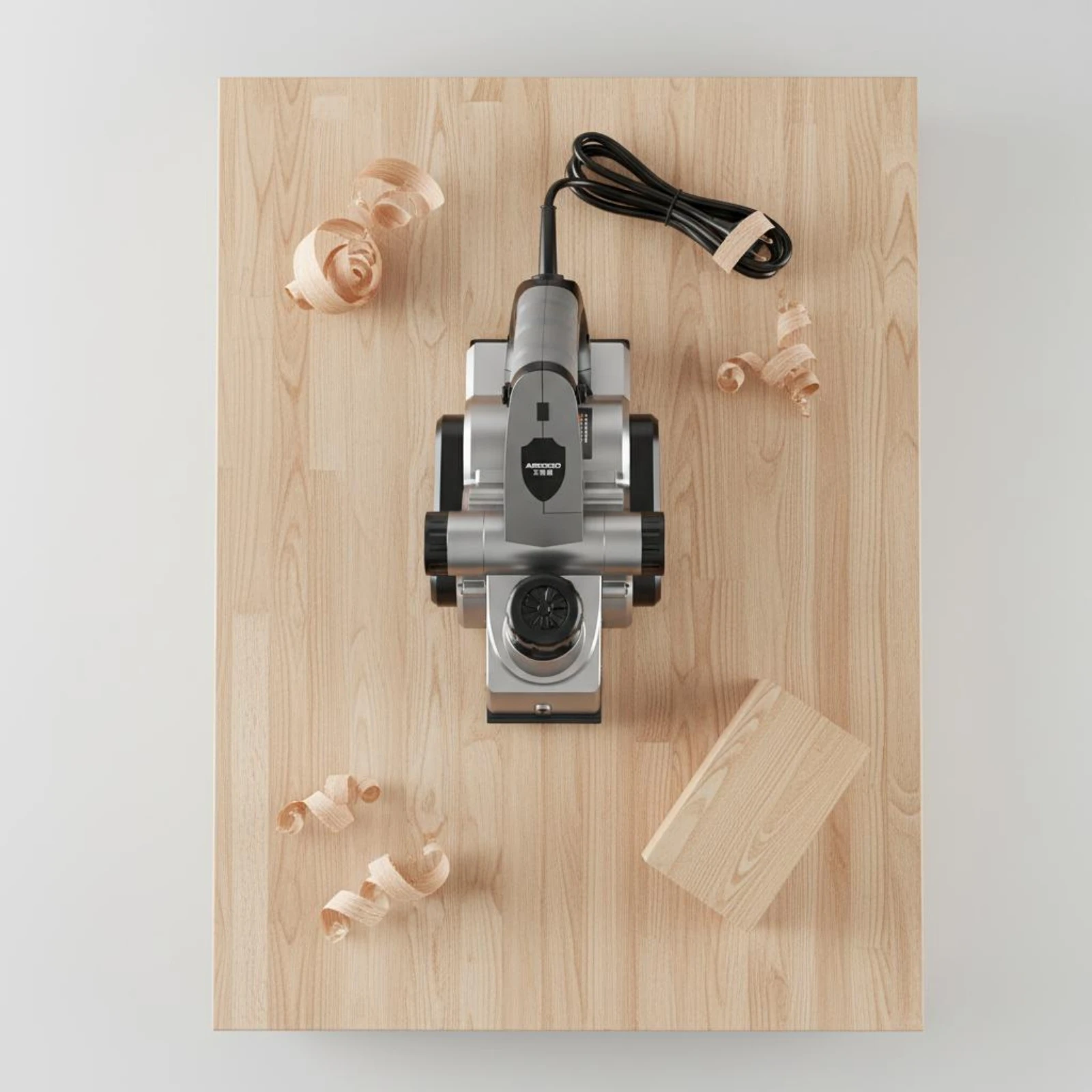 Electric Hand Planer Multi-Functional Handheld Electric Planer Carpentry Finishing Tool Efficient Heat Dissipation for Work Site