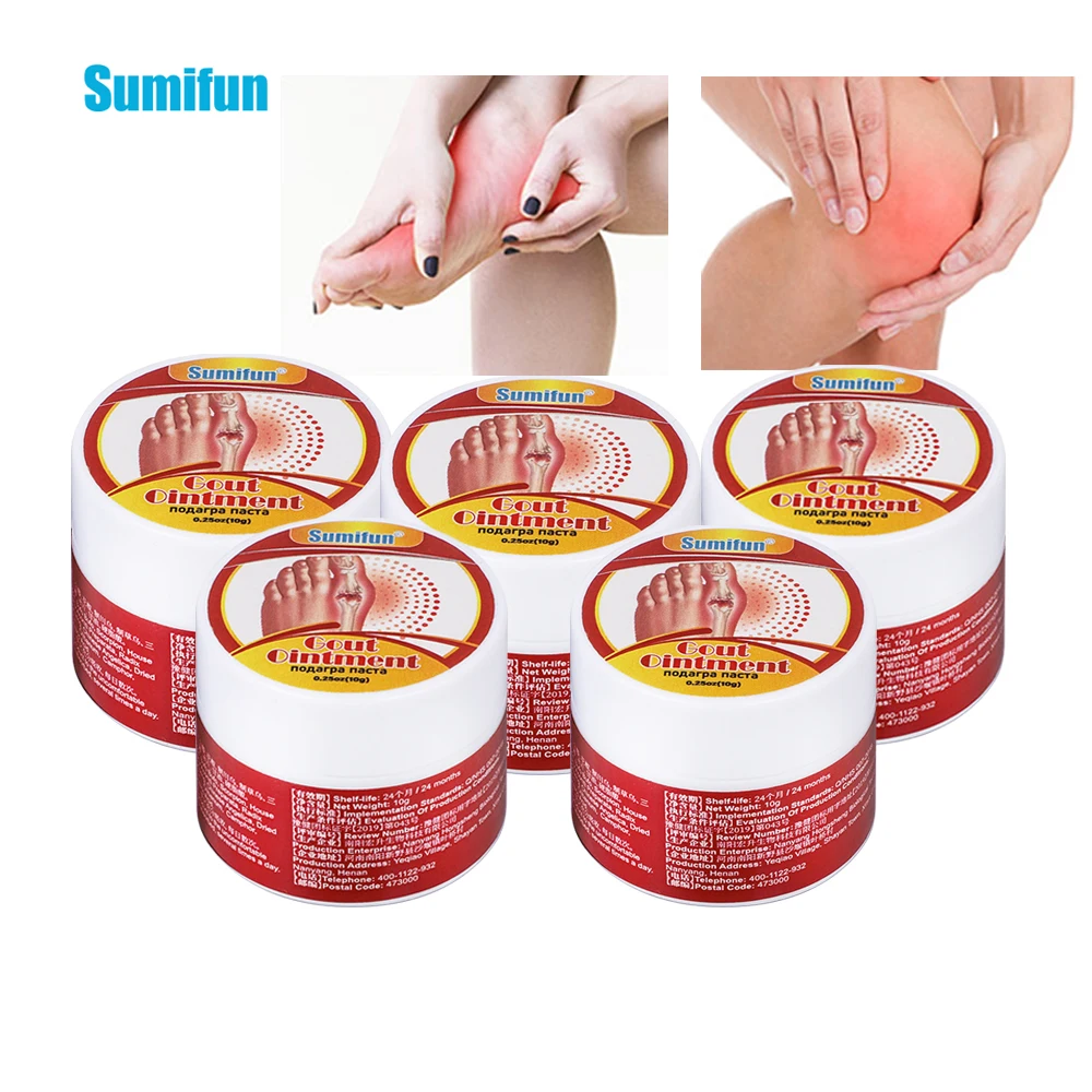 

3/5Pcs 20G Powerful Anti Pain Ointment Efficient Relief Body Knee Muscle Pain Cream Gout Rheumatism Arthritis Analgesic Plaster