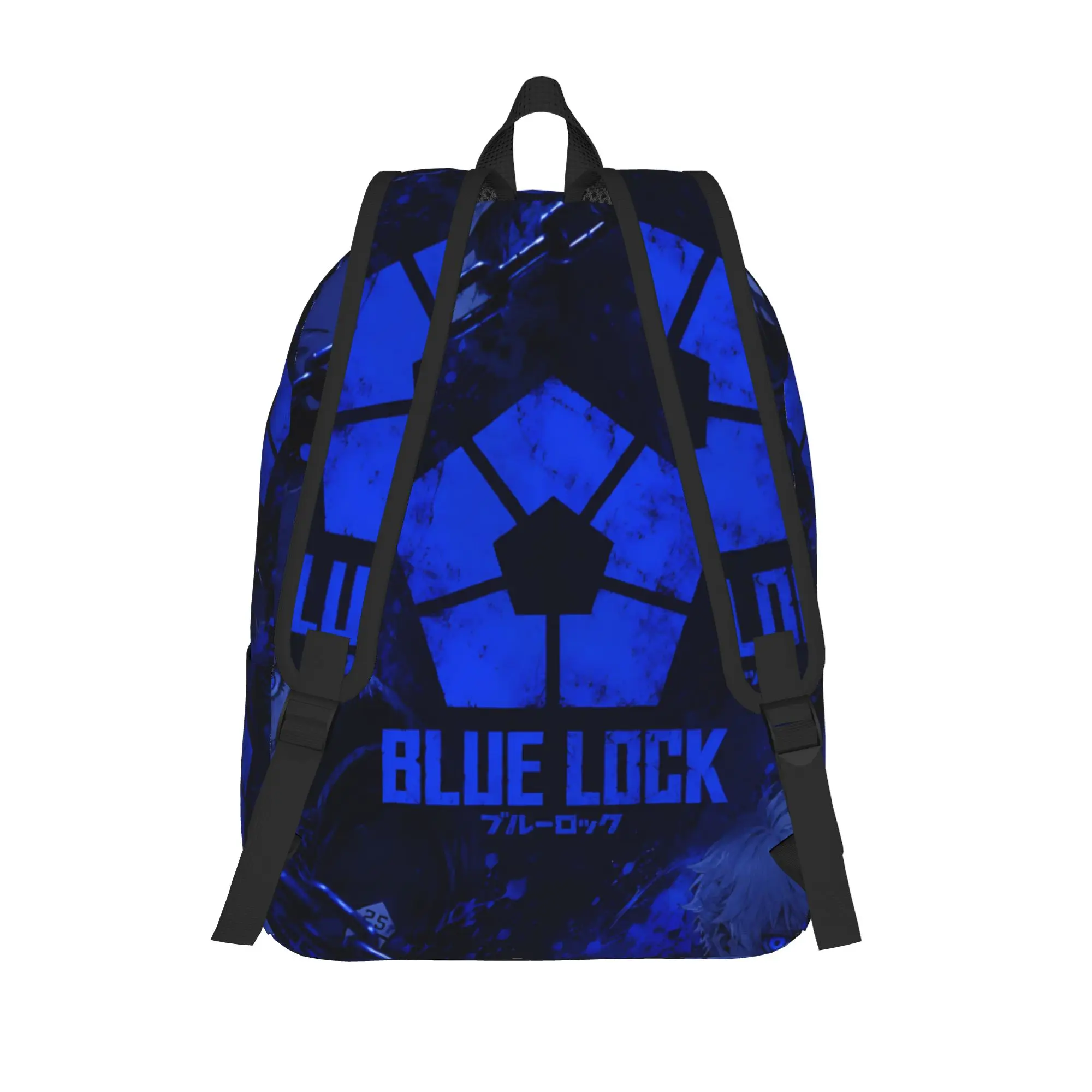 Fashion Blue Lock Football Anime Backpack  Mochilas Fashion For School Sturdy Shoulder Rucksack