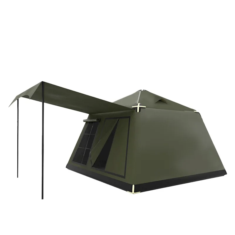 Outdoor camp inflatable portable free to build family rain tent