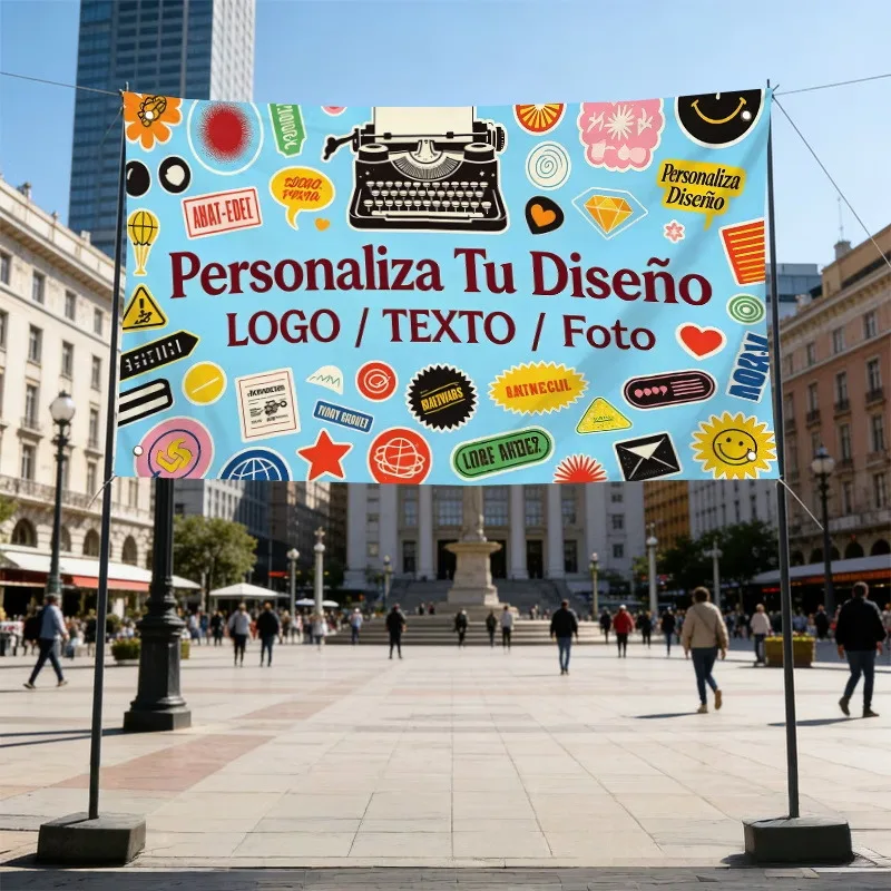 Custom Advertising Flags for Brand Promotion