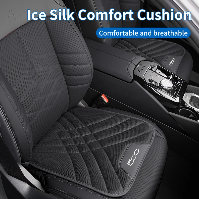 Car Leather Cushion Seat Protector Cover Anti-Slip Pad Accessories For FIAT 500 Grande Punto Tipo Stilo UNO Astra Bravo Panda Fr