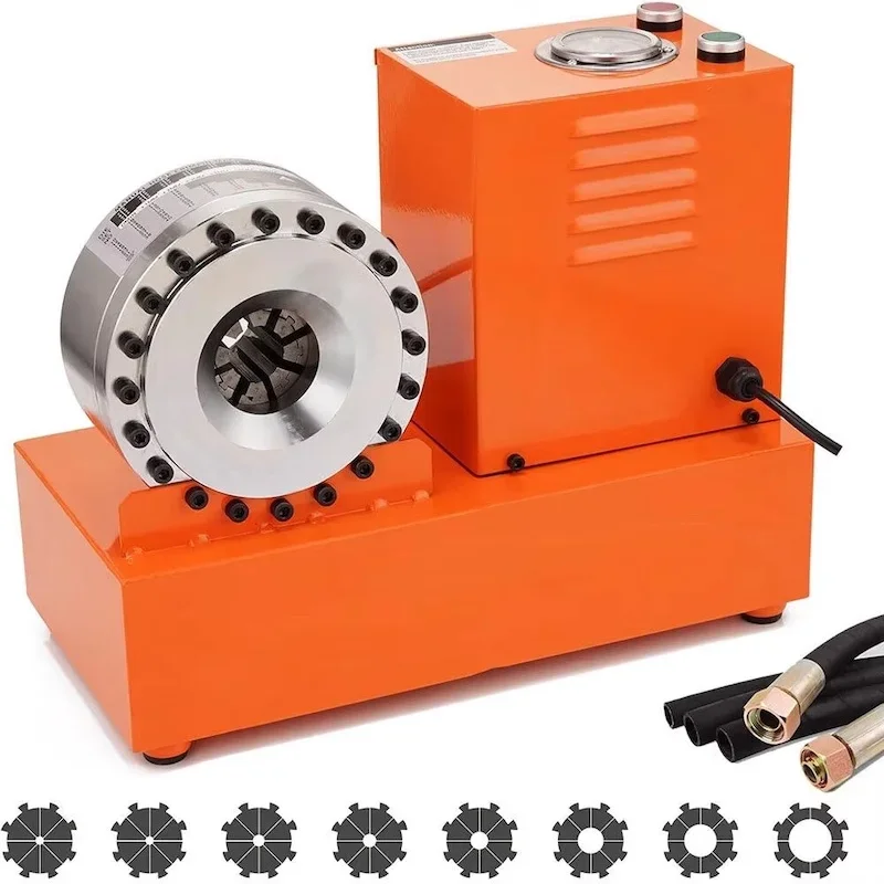 

Electric Hose Crimper High Pressure Hydraulic Crimping Machine With 8 Sets Dies