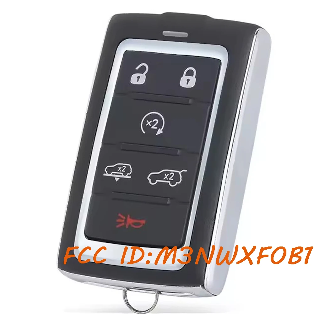 KEYECU M3NWXF0B1 M3NWXFOB1 لسيارة جيب جراند واغونير شيروكي L 2021 2022 2023 2024 مفتاح بعيد فوب 68516738