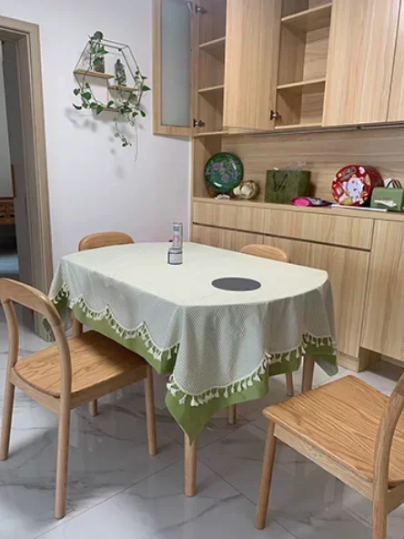 

Soft Glass Tablecloth Transparent PVC Table Cloth Waterproof Oil Proof Kitchen Dining Rectangular Table Cover Matte Clear