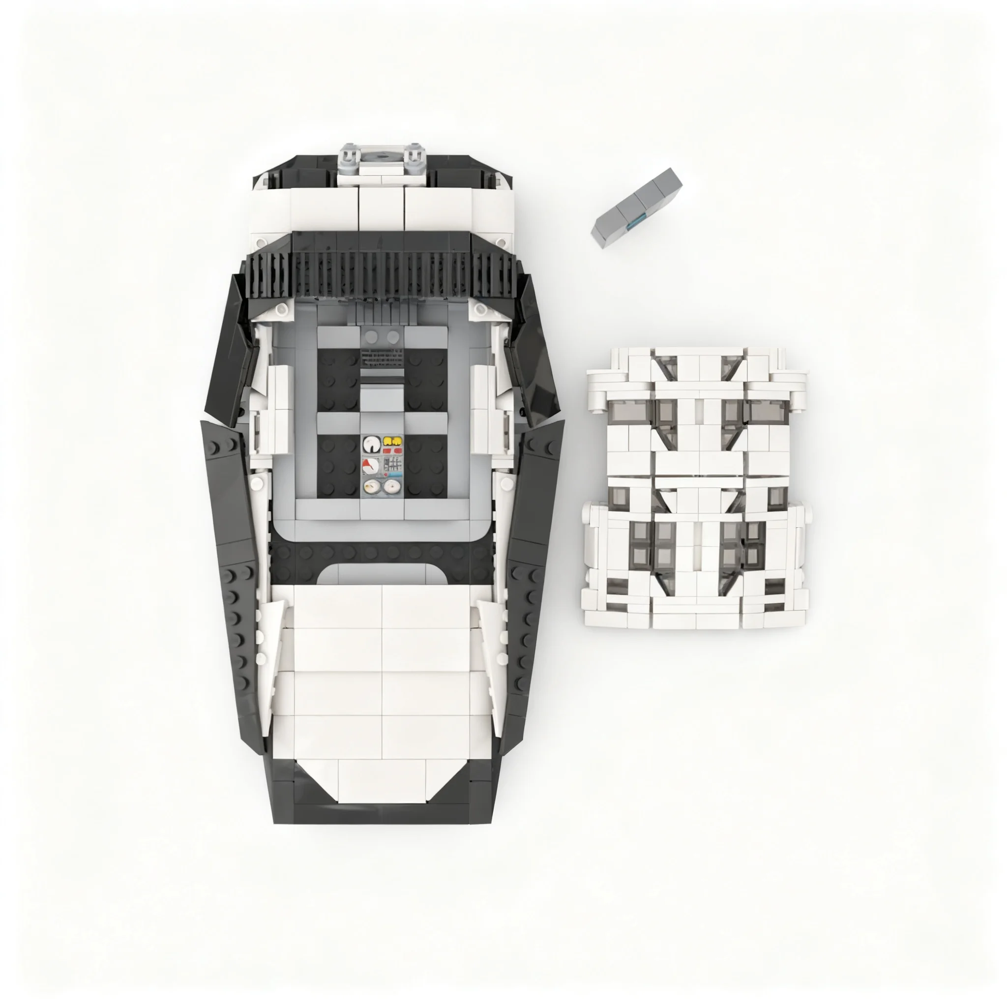 585pcs MOC Interstellar Ranger City Space Model Building Blocks Architecture Kids Assemble DIY Idea Birthday Christmas Gifts Toy