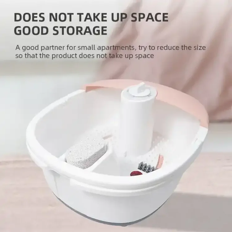 Dropshipping Electric Foot Spa Massage Basin Pedicure Bath Bucket Massager with Heating