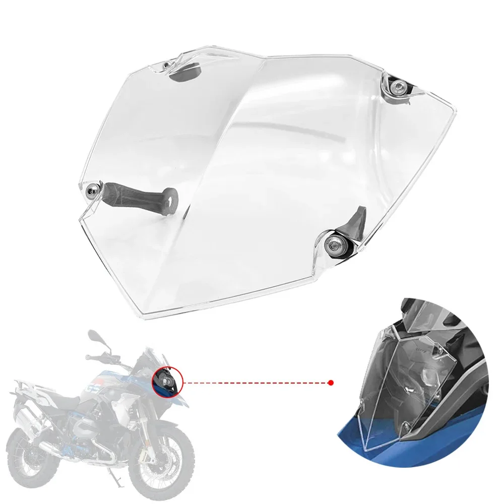 

For BMW Waterbird R1200GS 2013-2019 Modified Headlight Protection Glass Large Lampshade Protection Frame Motorcycle Accessories