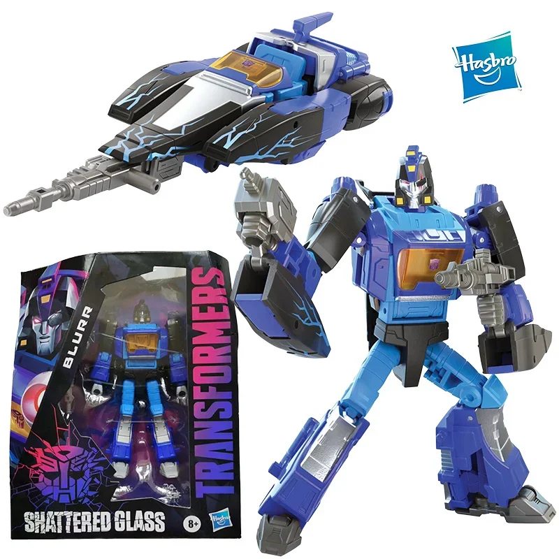 

Hasbro Transformers Shattered Glass Blurr 12Cm Deluxe Class Original Action Figure Model Kid Toy Birthday Gift Collection