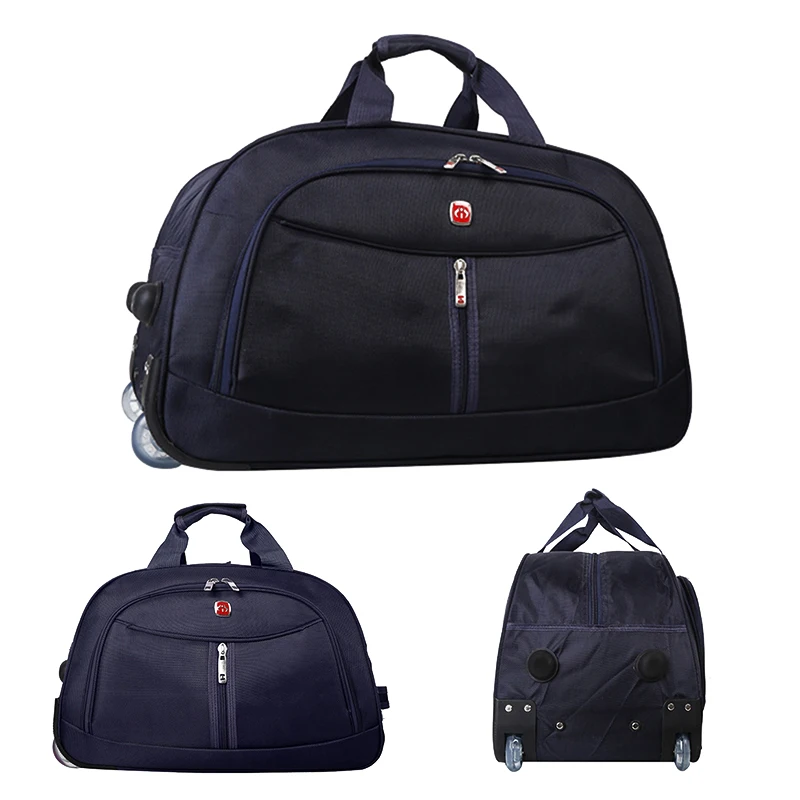 Trolley reistas rolkoffer heren dames casual verdikking grote capaciteit bagage duffel met wielen handbagage