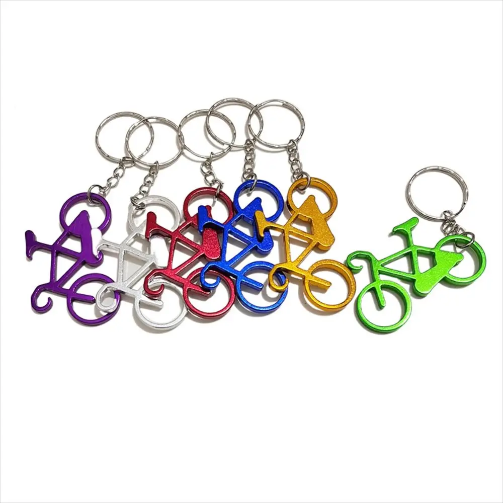 1 PCS Creative Bicycle Key Chain Multifunctional 3D Bicycle Shape Bottle Opener Novel Design Bike Model Pendant