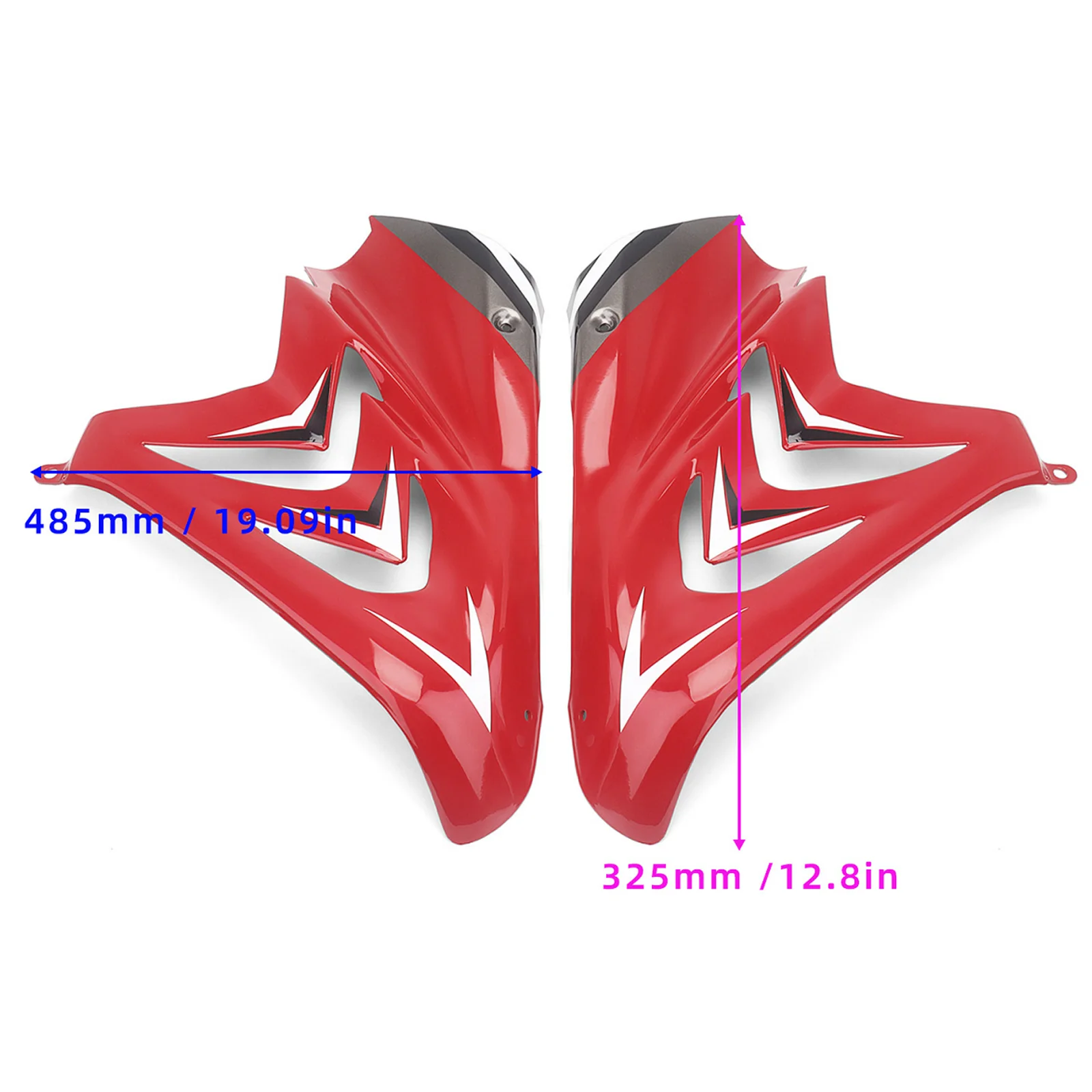 غطاء جانبي على شكل قرش للدراجة النارية، إطار هدية حقن ABS للجسم مخصص مناسب لهوندا CBR 650R 2019-2023