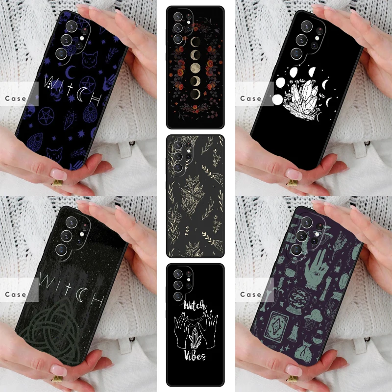 Witch Magic SOFT TPU Phone Case for Samsung Galaxy S26 S25 S24 S23 S22 S21 S20 Note10 Plus FE Ultra Cover