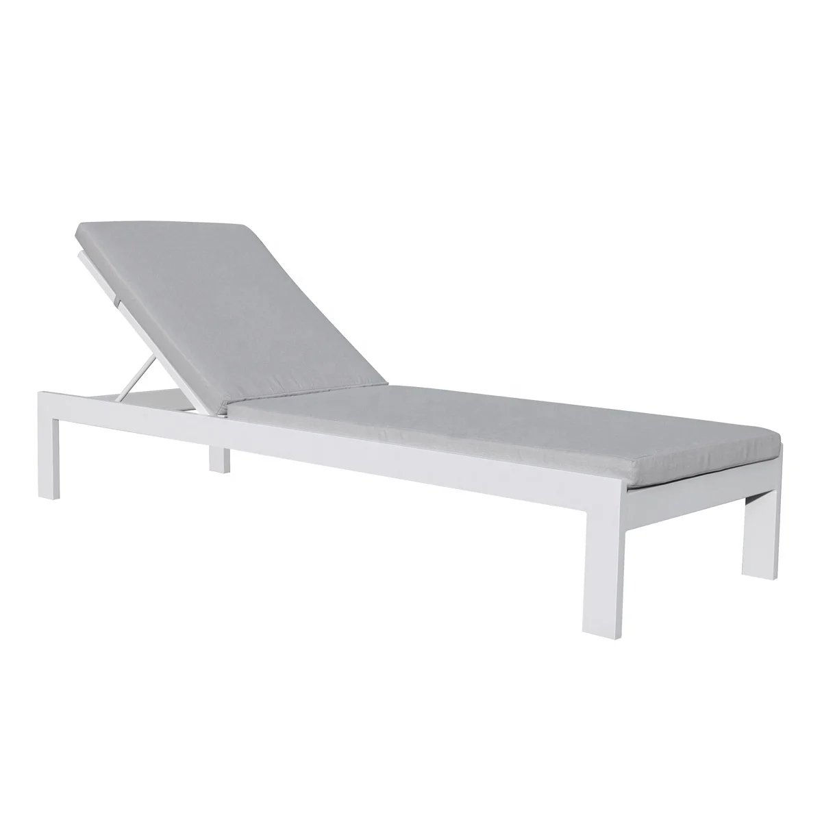 JY4081 New Design New Style Outdoor Lounge Chair Aluminum Frame Sling Seat and Back Sun Lounge for Sell