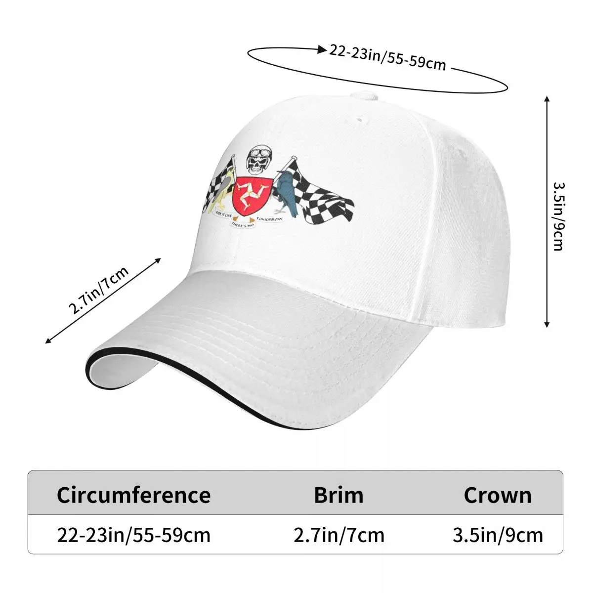 Isle Of Man TT Races Racing Motorbike Stuff Unisex Trucker Hat Hats Cap Vintage Formal Activities Adjustable Fit Headwear