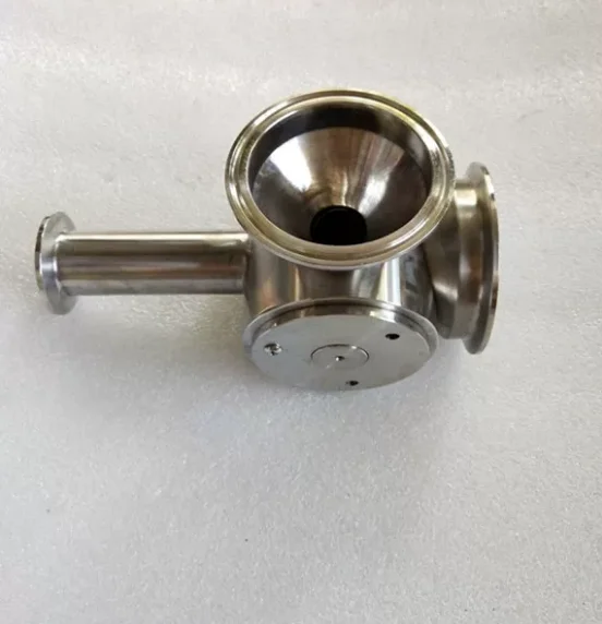 Stainless steel Extended 100mm rotary discharge valve