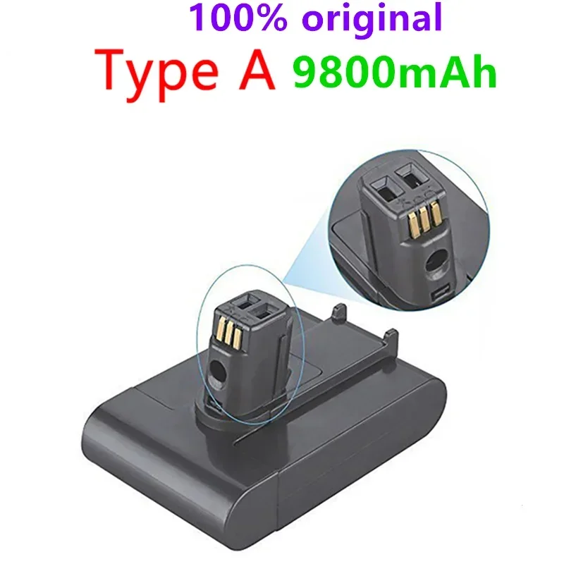 22.2 V 68000mAh lithium battery for Dyson DC31 DC34 DC35 DC44 DC45 animal vacuum cleaner battery (Type A)