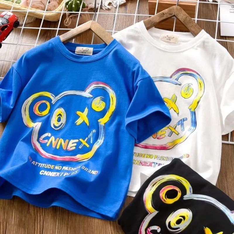 

Children's T-shirts For Children Infant Tops Short Sleeve Tee Shirt Top Summer Baby Clothes T-shirt Clothing Boys Tshirt Kids