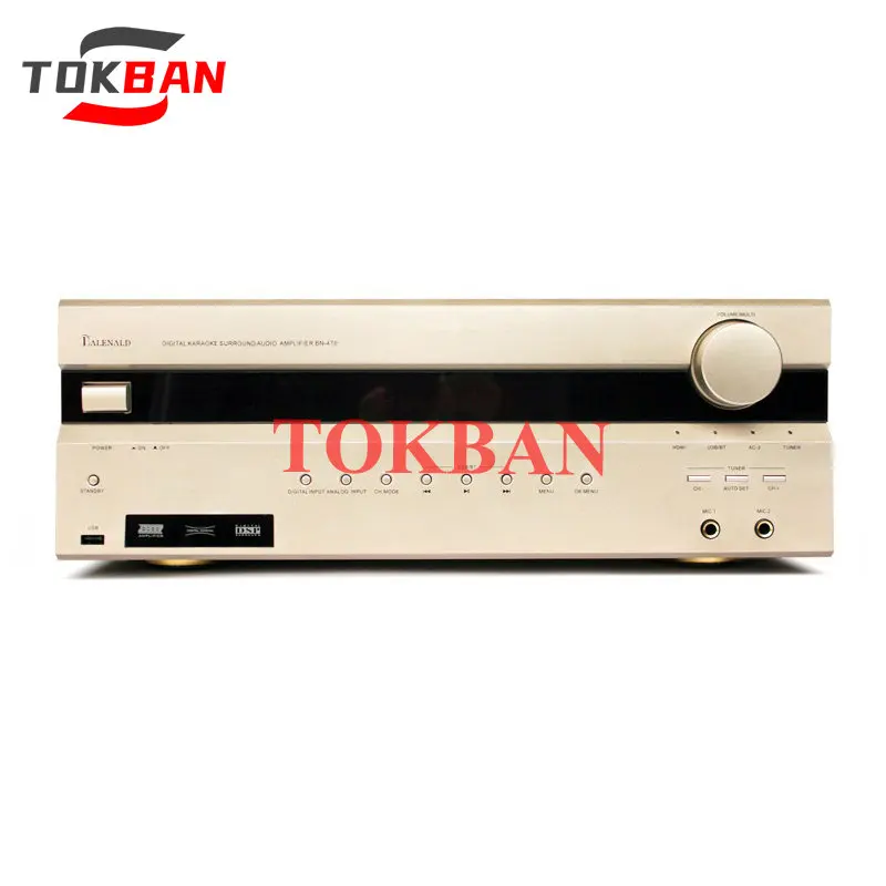 

Tokban BN-478 5.1 Channel Power Amplifier HDMI HD Digital Decoding DTS Dolby Optical Coaxial Bluetooth Subwoofer Home Theater