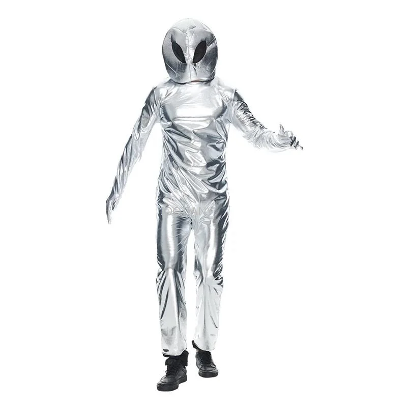 

New Alien Roaming Space Party Performance Costume Funny UFO Astronaut Performance Costumes Carnival Halloween Party Parade Set