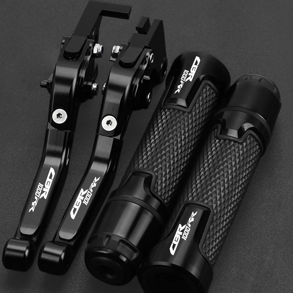 Motorcycle Aluminum Adjustable Brake Clutch Levers Handlebar Hand Grips Ends FOR HONDA CBR1000RR CBR 1000 RR 2004-2007 2006 2005