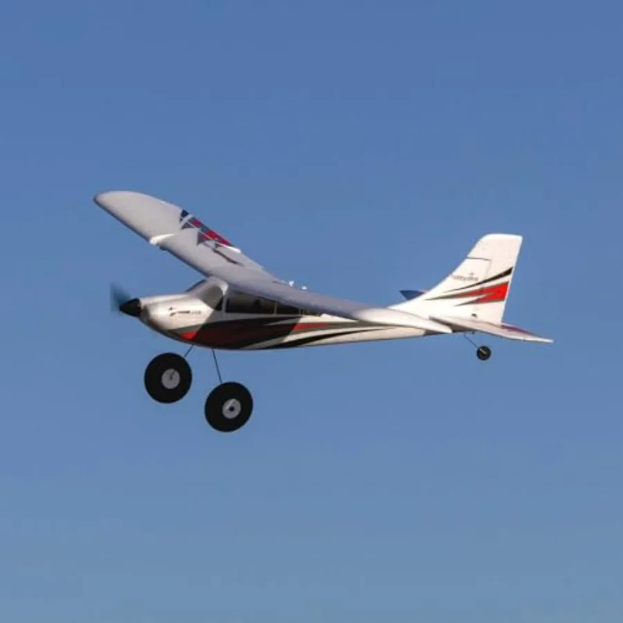 RC Airplane Apprentice STOL S 700 RTF for beginner pilots, EPP foam body, orange/black color, includes AS3X/SAFE stabilization