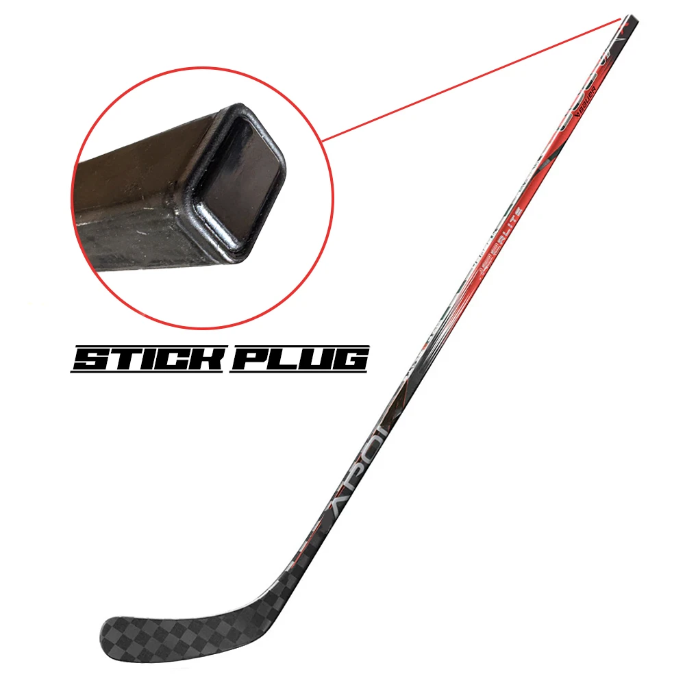 Ice Hockey Stick End Cap 10pcs Set Rubber End Plug Hockey Accessories Adult Ice Hockey Stick Accessory
