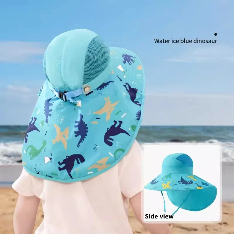 Lemonkid Wide Brim Children Sun Hat Kids Bucket Cap Summer Beach Girls Travel Outdoor New Fashion Cute Casual Sun Hats